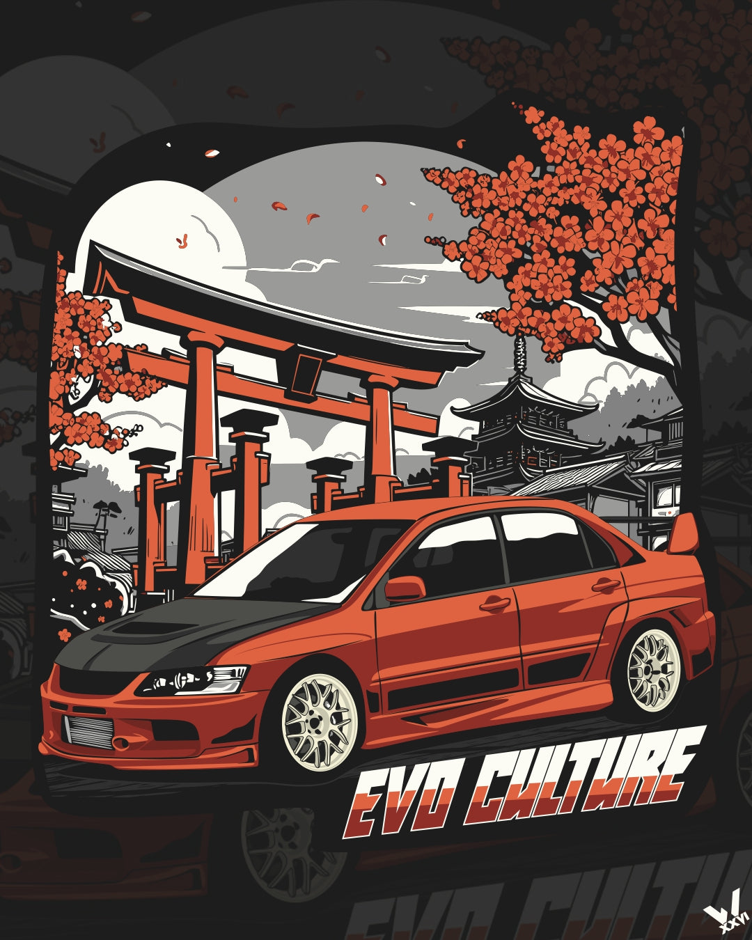 Evo 9 Japanese theme