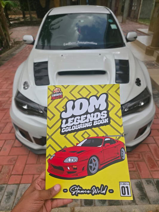 JDM LEGENDS COLOURING BOOK