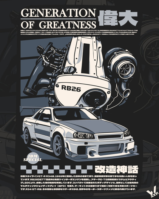 R34 GTR RB26